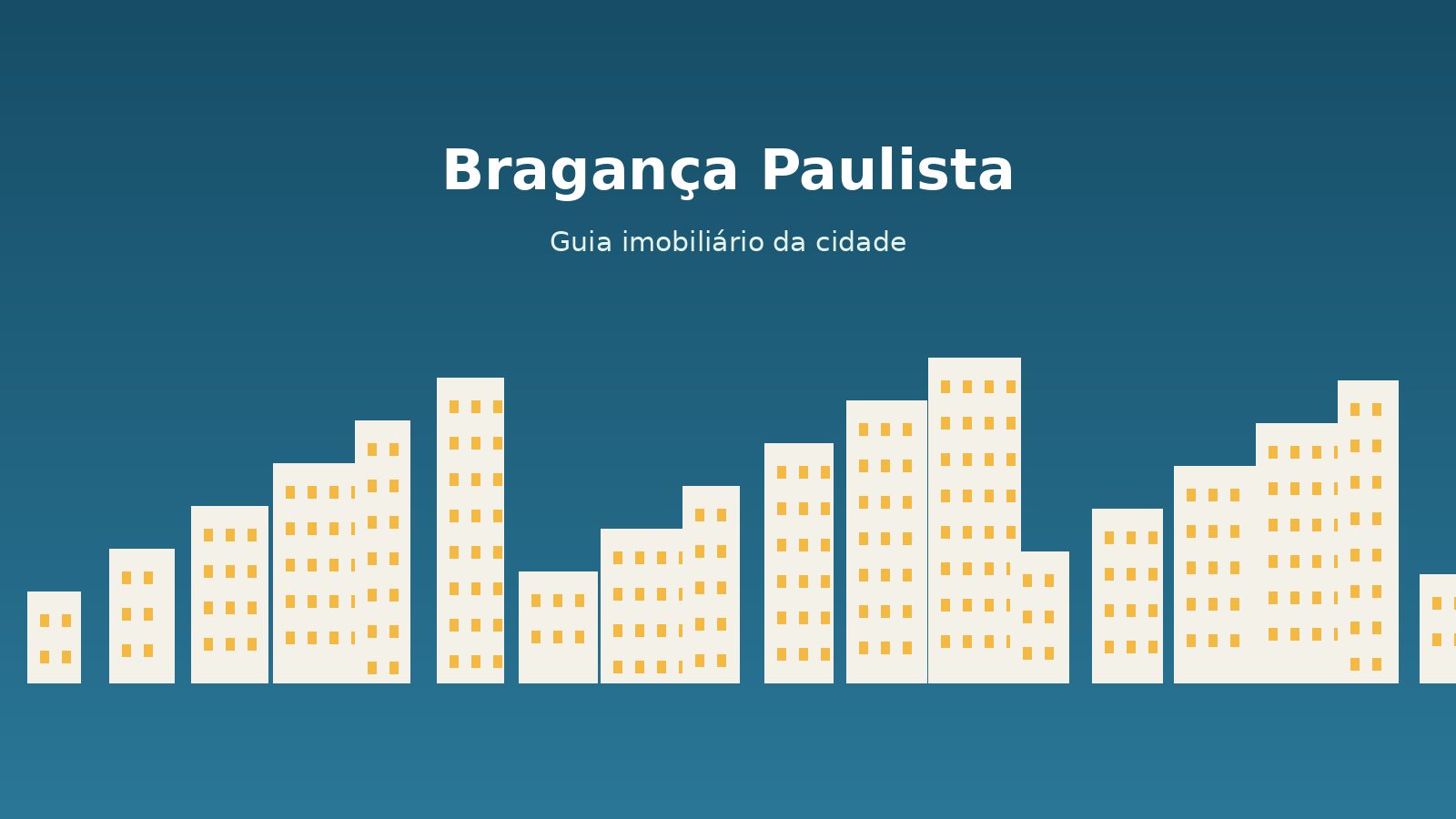 Vista de Bragança Paulista, Brasil