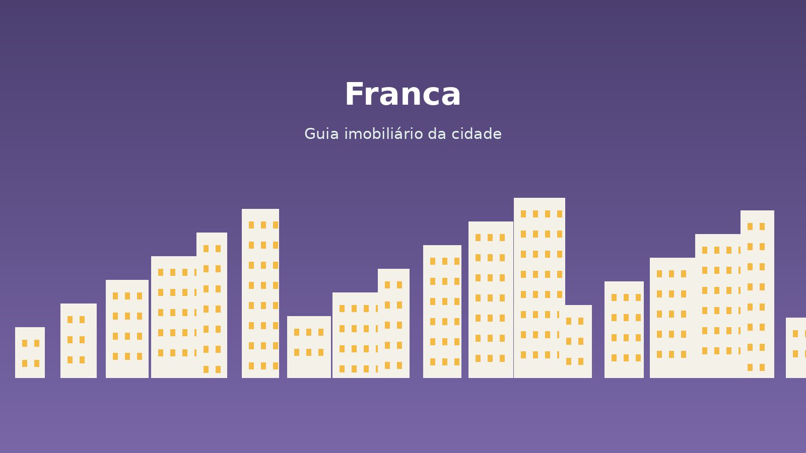 Vista de Franca, Brasil