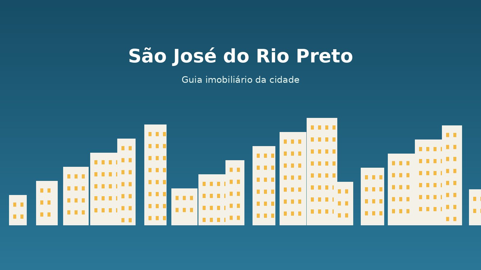 Vista de São José do Rio Preto, Brasil