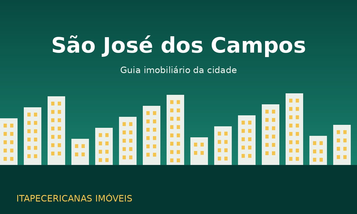 Vista de São José dos Campos, Brasil