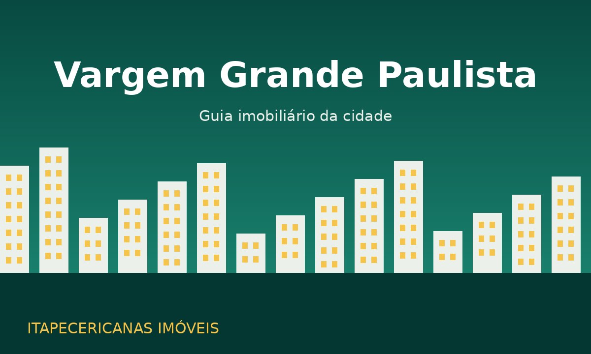 Vista de Vargem Grande Paulista, Brasil
