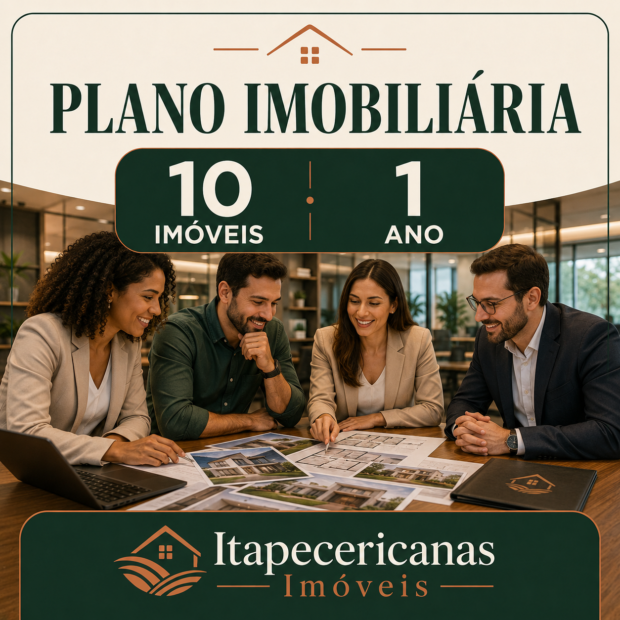 Divulgação de planos imobiliários